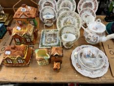 DOULTON BRAMBLY HEDGE TEA WARES TOGETHER WITH COTTAGE BREAKFAST POTTERY