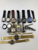 A COLLECTION OF VARIOUS WRIST WATCHES TO INCLUDE SEIKO, ROTARY, ACCURIST, CASIO, ASTRON, DANIEL