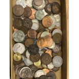 A QUANTITY OF MOSTLY GB VINTAGE COINS