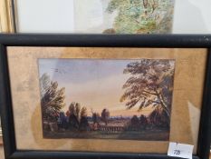 EILEEN CRAWFORD 20th C. ARR. HEDGE ROW, SIGNED WATERCOLOUR, 31 x 38cms, TOGETHER WITH TWO 19th C.