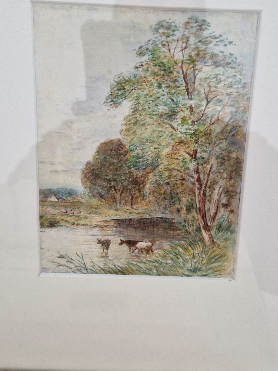 EILEEN CRAWFORD 20th C. ARR. HEDGE ROW, SIGNED WATERCOLOUR, 31 x 38cms, TOGETHER WITH TWO 19th C. - Image 2 of 5
