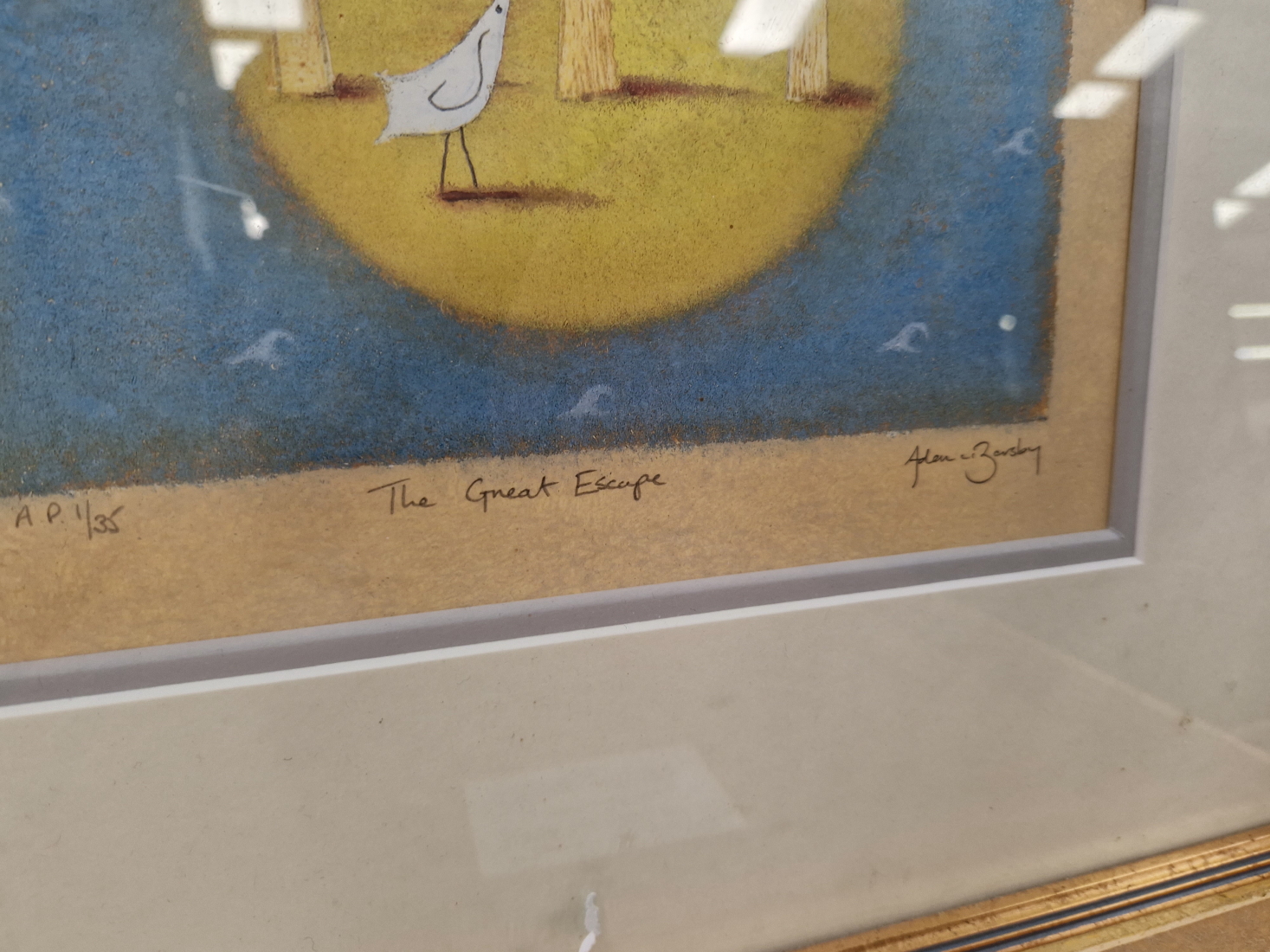 ADAM BARNSBY ARR. TWO PENCIL SIGNED LIMITED EDITION COLOUR PRINTS "" THE GREAT ESCAPE"" AND ""THE - Image 7 of 7