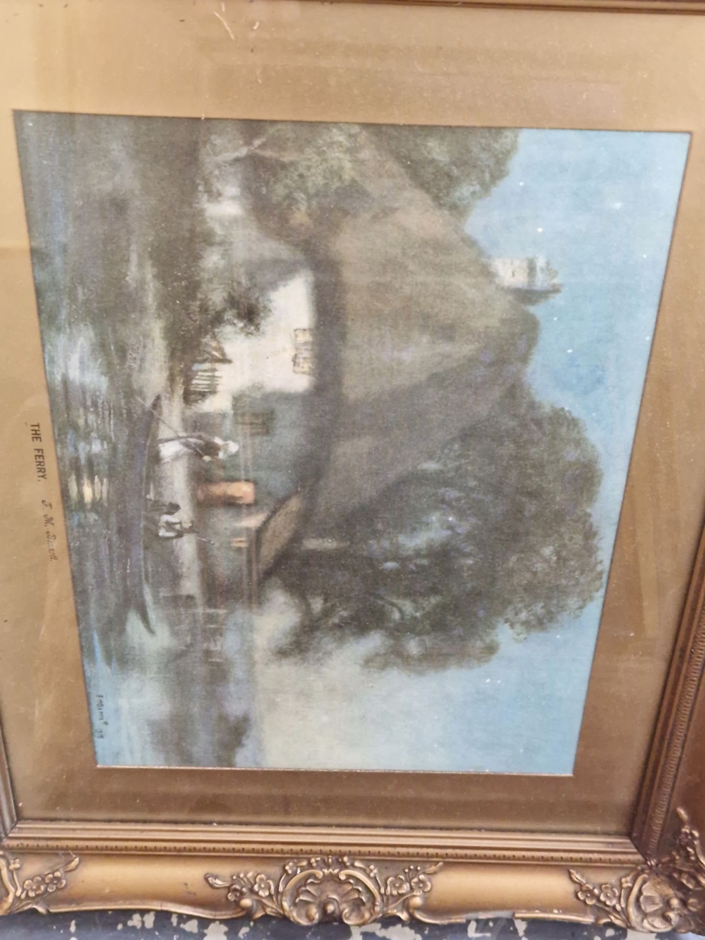 A SMALL GROUP OF 19th/20th C. DECORATIVE PICTURES, INCLUDES FRAMES, LANDSCAPE, PORTRAITS ETC. - Image 2 of 7