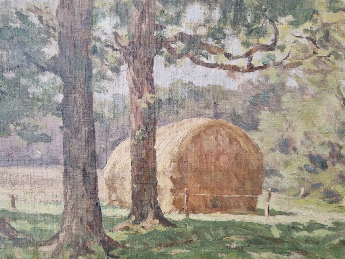 ROBERT JONES, 20th C. ENGLISH SCHOOL, THREE LANDSCAPE OIL PAINTINGS ALL SIGNED ON INSCRIBED , TWO ON - Image 2 of 7