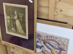 AN INTERESTING GROUP OF 20th C. PAINTINGS, VINTAGE PHOTOGRAPHS, DECORATIVE PICTURES ETC