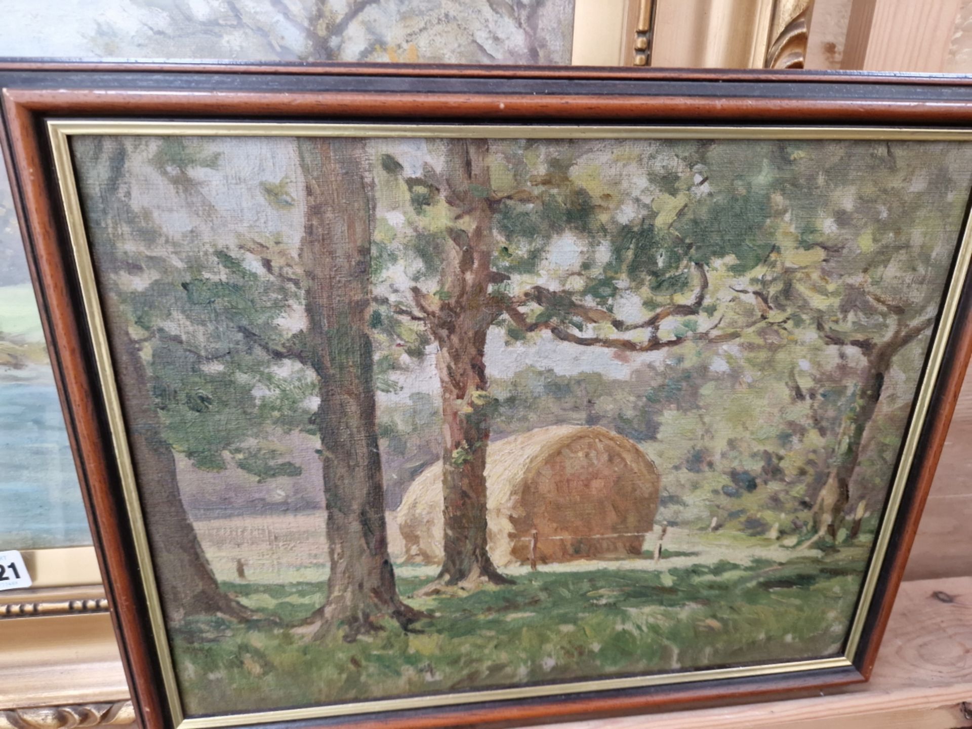 ROBERT JONES, 20th C. ENGLISH SCHOOL, THREE LANDSCAPE OIL PAINTINGS ALL SIGNED ON INSCRIBED , TWO ON - Image 4 of 7