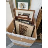 A GROUP OF 19th CENTURY PRINTS, MAPS ETC.