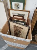 A GROUP OF 19th CENTURY PRINTS, MAPS ETC.
