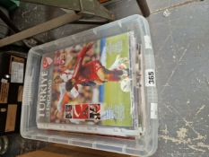 A CARTON OF FOOTBALL PROGRAMMES FOR THE 2000S