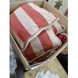 A CARTON OF CUSHIONS