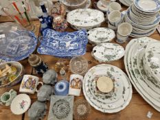 DOULTON JERSEY AND CRANBOURNE PATTERN DINNER WARES, JAPANESE IMARI, SPODE ITALIAN PATTERN TOGETHER