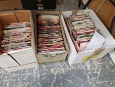 APPROXIMATELY 400 SINGLE RECORDS, 1950-70S POP AND ROCK