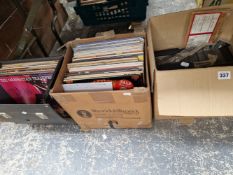 APPROXIMATELY 85 LP RECORDS, POP, CLASSICAL AND EASY LISTENING TOGETHER WITH CDS AND THEIR CASES