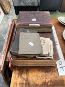 AN 1813 BIBLE TOGETHER WITH LATE 19th/EARLY 20t C. PHOTOGRAPHS IN ALBUMS AND LOOSE