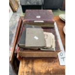 AN 1813 BIBLE TOGETHER WITH LATE 19th/EARLY 20t C. PHOTOGRAPHS IN ALBUMS AND LOOSE