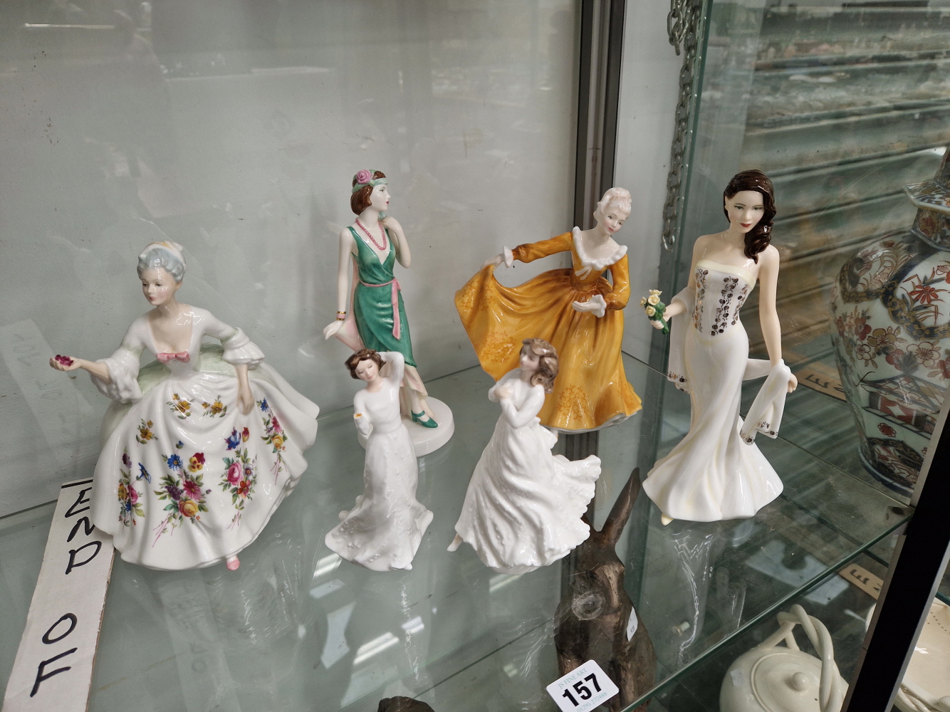 SIX DOULTON PORCELAIN FIGURES OF LADIES