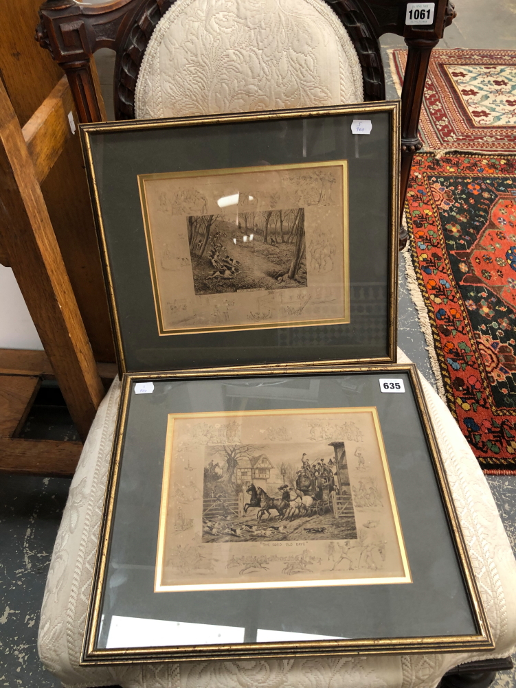 A PAIR OF PRINTS AFTER FRANK PATON