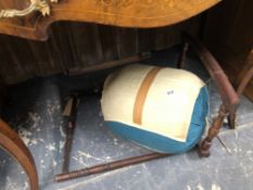 ANTIQUE LACE MAKERS PILLOW AND STAND