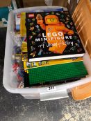 LEGO: PIECES AND A BOOK ON LEGO MINIFIGURE