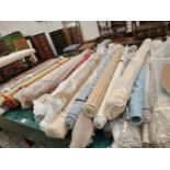 VARIOUS UPHOLSTERY FABRIC ON ROLLS
