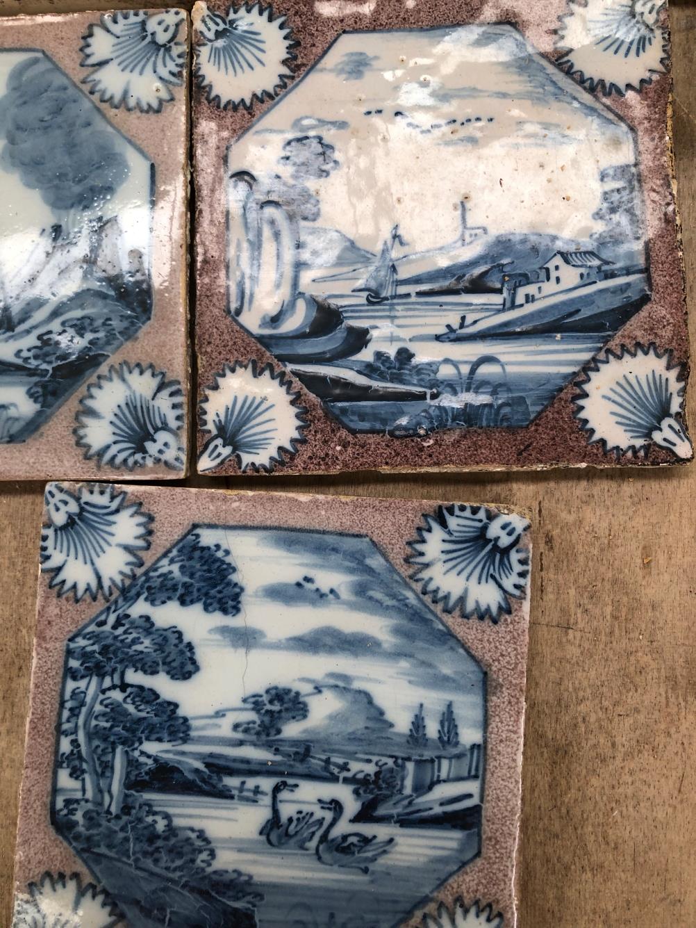 A GROUP OF ANTIQUE TILES - Image 3 of 6