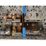 A COLLECTION OF FUNKO POP MOVIE VINYL STAR WARS AND OTHER FIGURES