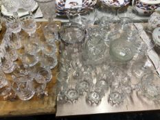 DECANTERS, DRINKING AND OTHER GLASS