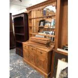 A PINE KITCHEN DRESSER