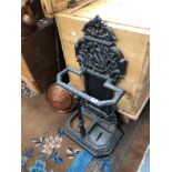 A CAST IRON STICK STAND