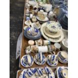 CAULDON BLUE DRAGON PRINTED TEA WARES, ROYAL COMMEMORATIVES BY LAURA KNIGHT AND OTHERS, AN OVAL