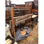 A VINTAGE WEAVING LOOM