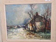 AN INTERESTING GROUP OF 20th CENTURY ART WORKS INCLUDING VICTORIAN STYLE PRINTS, LANDSCAPE PRINTS,