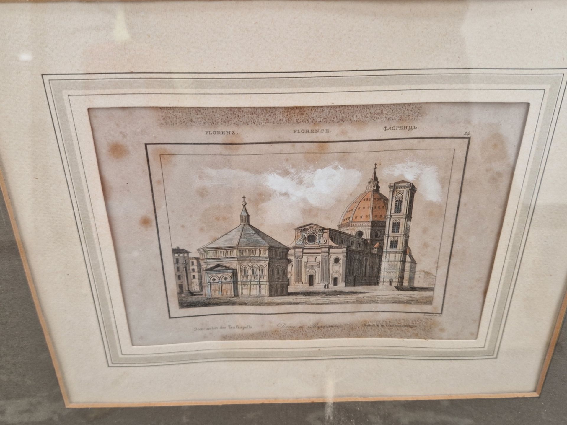 A GROUP OF ANTIQUE AND LATER TOPOGRAPHICAL PRINTS AND DRAWINGS BY VARIOUS HANDS - Image 3 of 8