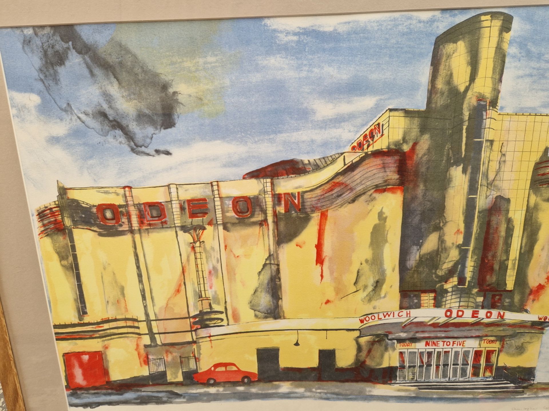 CHRISTOPHER CORR ) 1955 - ) ARR. WOOLWICH ODEON PENCIL SIGNED LIMITED EDITION COLOUR PRINT 53 x - Image 6 of 10