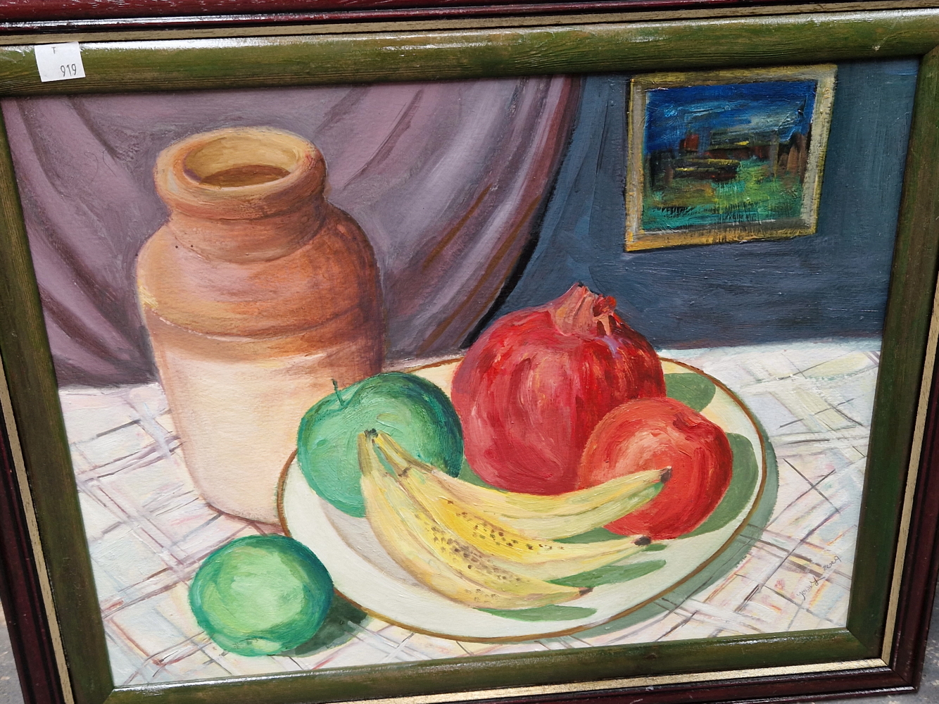 FOUR CONTEMPORARY STILL LIFE PAINTINGS BY DIFFERENT HANDS. SIZES VARY (4) - Image 5 of 6