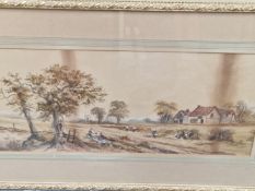 A COLLECTION OF 19th CENTURY ENGLISH LANDSCAPE WATERCOLOURS AND DRAWINGS BY DIFFERENT HANDS. SIZES