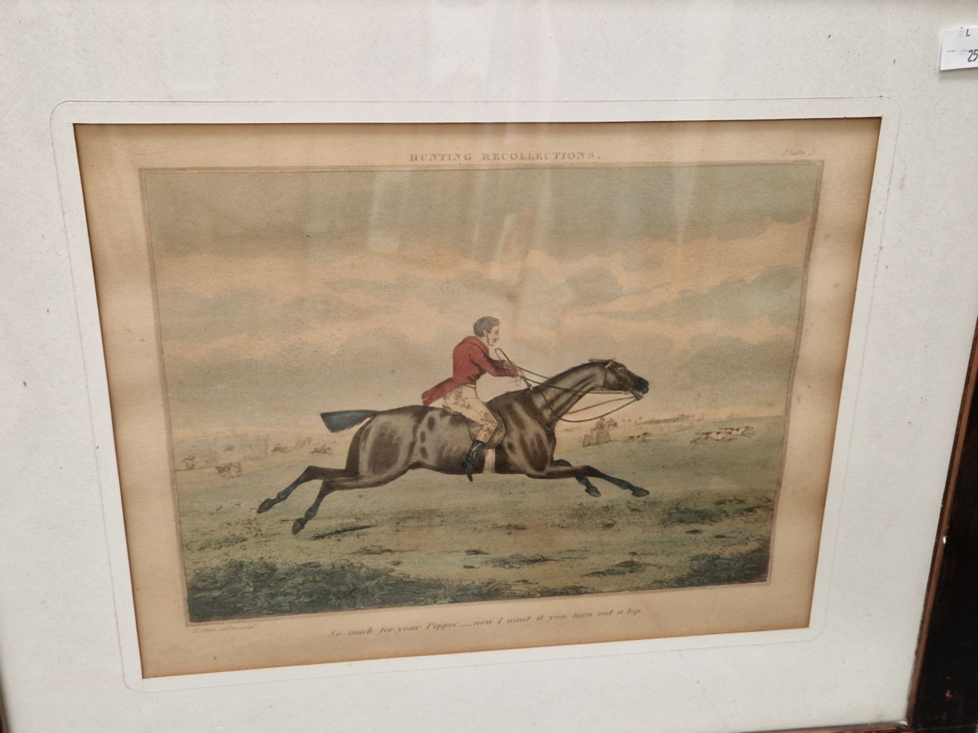 AFTER HENRY ALKEN FIVE ANTIQUE HAND COLOURED SPORTING PRINTS (5)