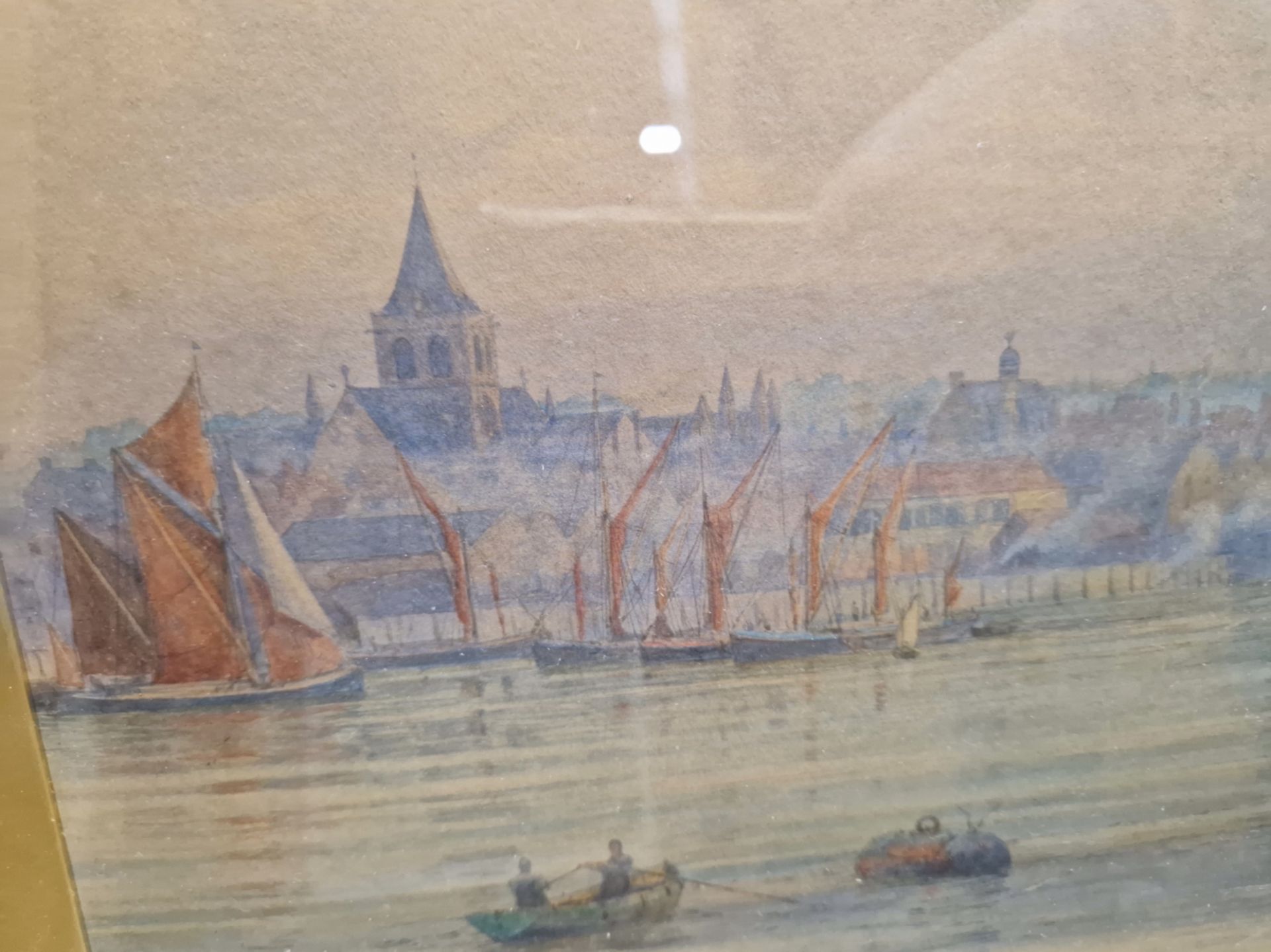 R. B. FREER 19th/20th CENTURY ENGLISH SCHOOL TWO RIVER VIEWS, SIGNED, WATERCOLOURS. 32 x 47cms (2) - Image 2 of 13