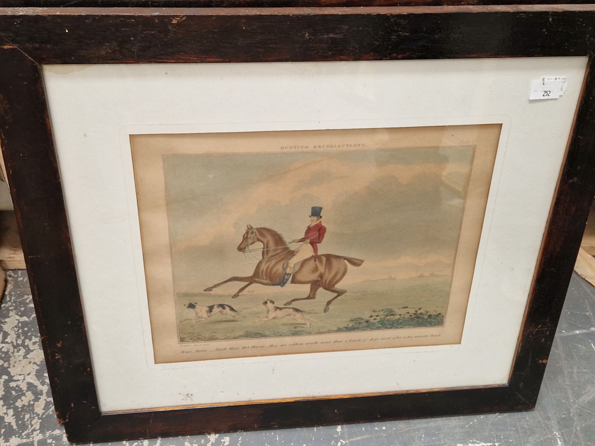 AFTER HENRY ALKEN FIVE ANTIQUE HAND COLOURED SPORTING PRINTS (5) - Image 6 of 6