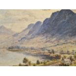 A SMALL GROUP OF 19th/20th CENTURY PICTURES INCLUDING WATERCOLOURS AND OIL PAINTINGS BY DIFFERENT