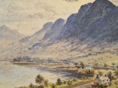 A SMALL GROUP OF 19th/20th CENTURY PICTURES INCLUDING WATERCOLOURS AND OIL PAINTINGS BY DIFFERENT