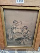 A GROUP OF ANTIQUE AND LATER PORTRAIT PRINTS ETC, SOME IN MAPLE FRAMES