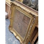 TWO VICTORIAN GILT FRAMES, REBATE SIZE 52 x 42cms AND 37 x 55cms (2)