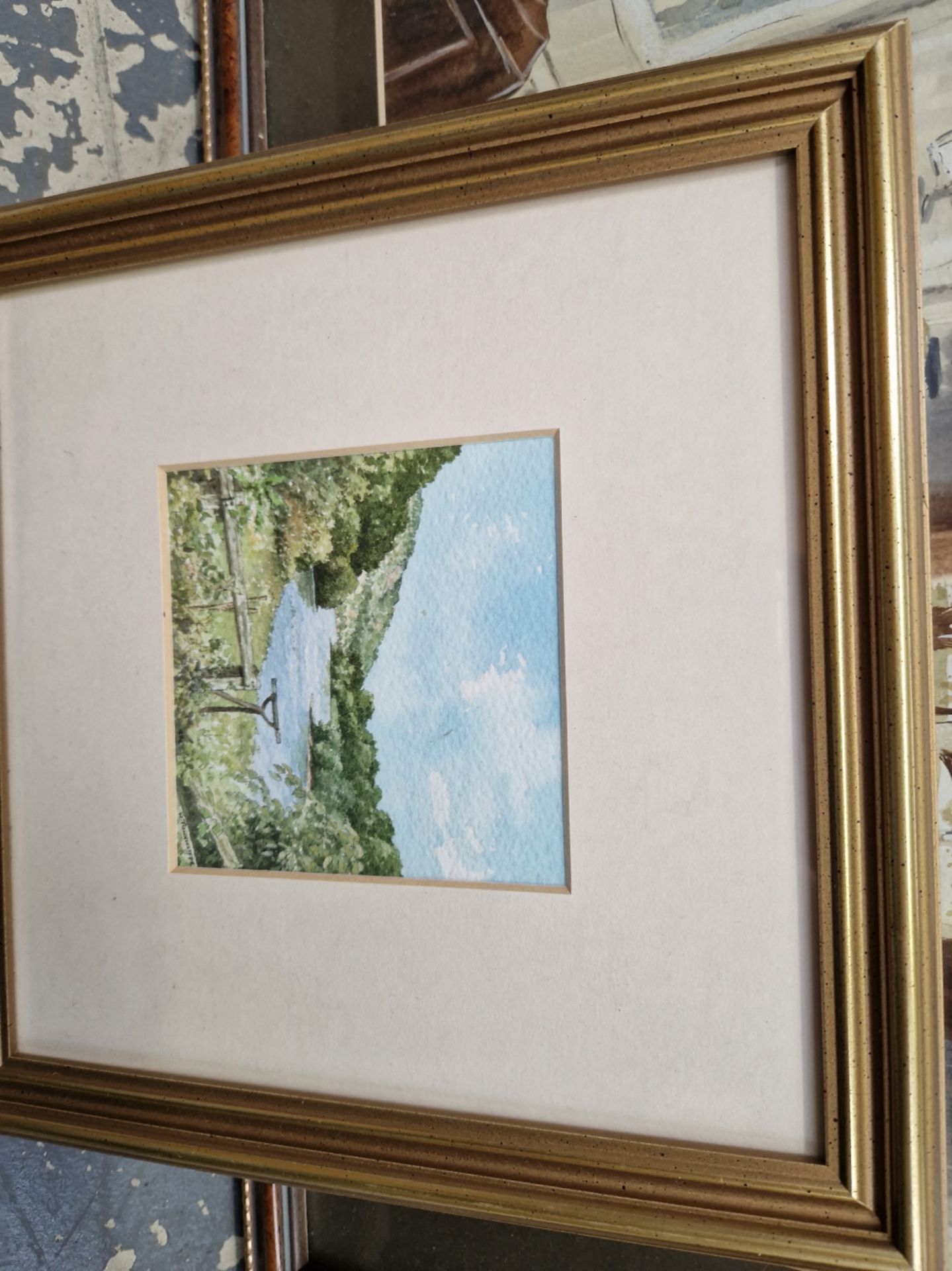 A GROUP OF 20th CENTURY WATERCOLOUR LANDSCAPES BY DIFFERENT HANDS TOGETHER WITH A PENCIL SIGNED - Image 2 of 9