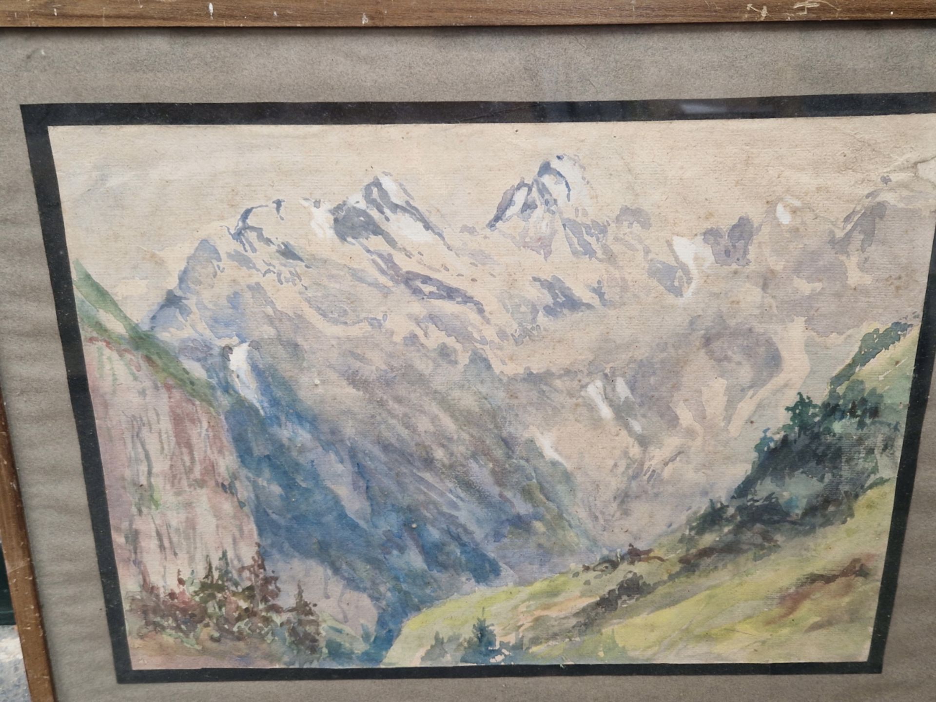 EARLY 20th CENTURY ENGLISH SCHOOL FOUR LANDSCAPE WATERCOLOURS PROBABLY BY THE SAME HAND. SIZES VARY - Image 4 of 6