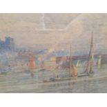 R. B. FREER 19th/20th CENTURY ENGLISH SCHOOL TWO RIVER VIEWS, SIGNED, WATERCOLOURS. 32 x 47cms (2)