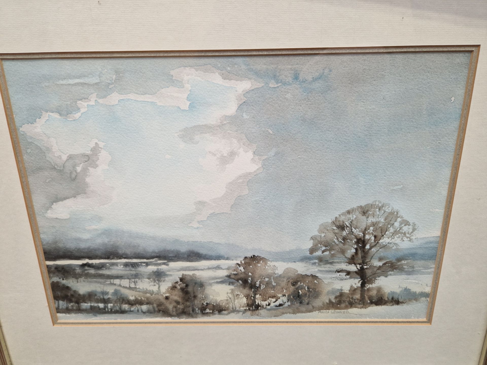 A GROUP OF 20th CENTURY WATERCOLOUR LANDSCAPES BY DIFFERENT HANDS TOGETHER WITH A PENCIL SIGNED - Image 6 of 9