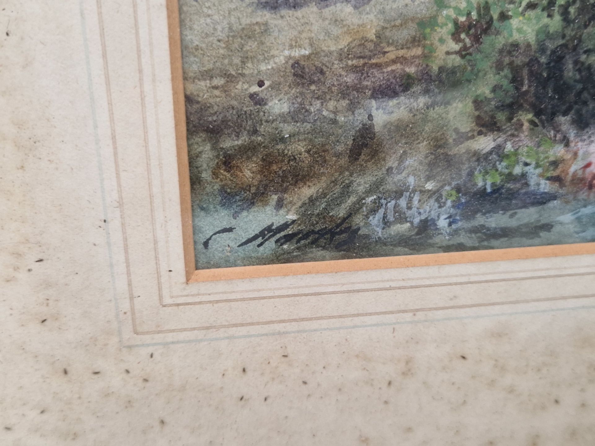 EARLY 20th CENTURY ENGLISH SCHOOL FOUR LANDSCAPE WATERCOLOURS PROBABLY BY THE SAME HAND. SIZES VARY - Image 3 of 6