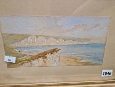THREE LATE 19th CENTURY ENGLISH SCHOOL LANDSCAPE WATERCOLOURS BY DIFFERENT HANDS, SIGNED OR