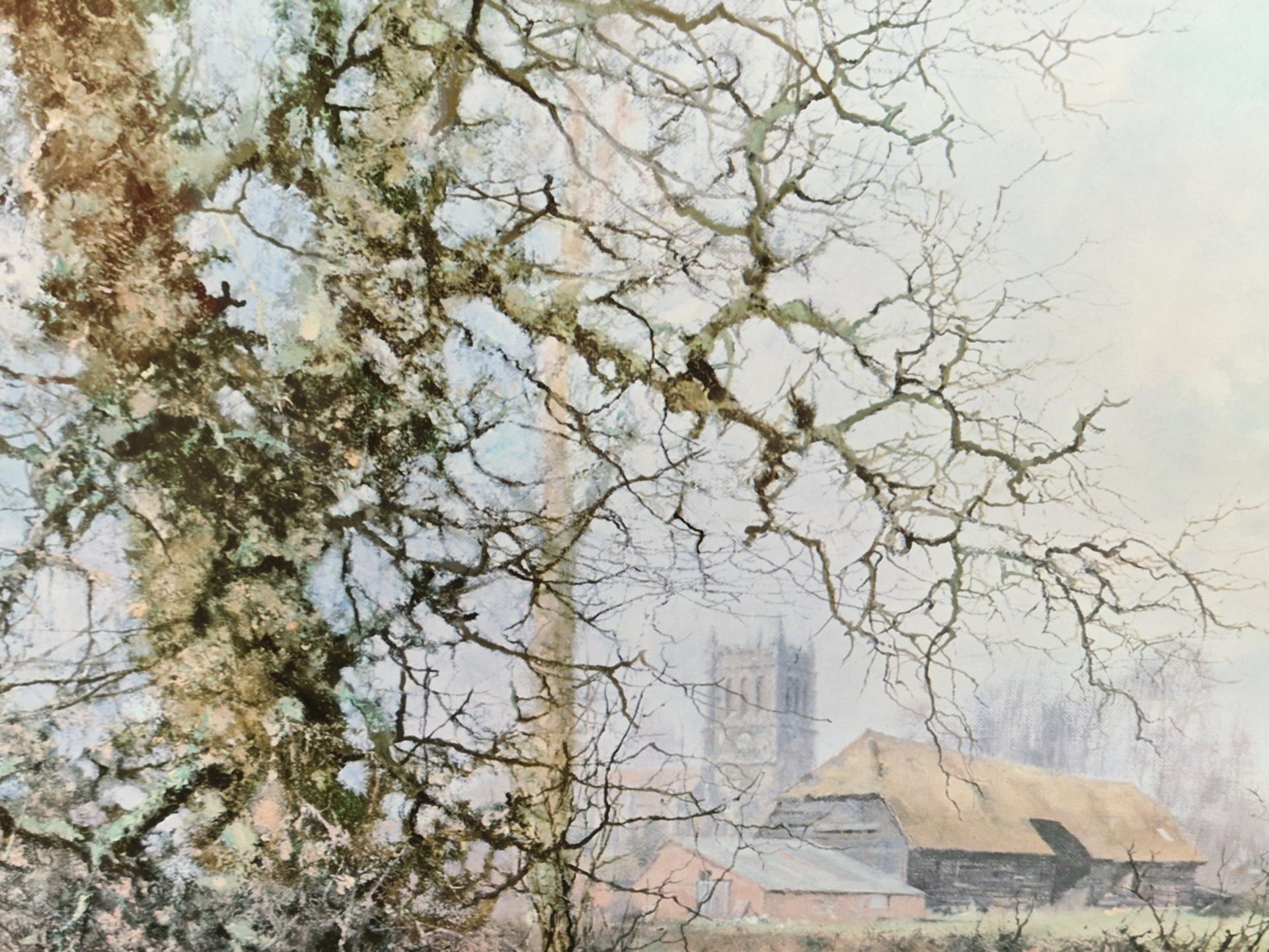 AFTER DAVID SHEPHERD A PENCIL SIGNED COLOUR PRINT THIS ENGLAND. 57 x 87cms - Image 4 of 4